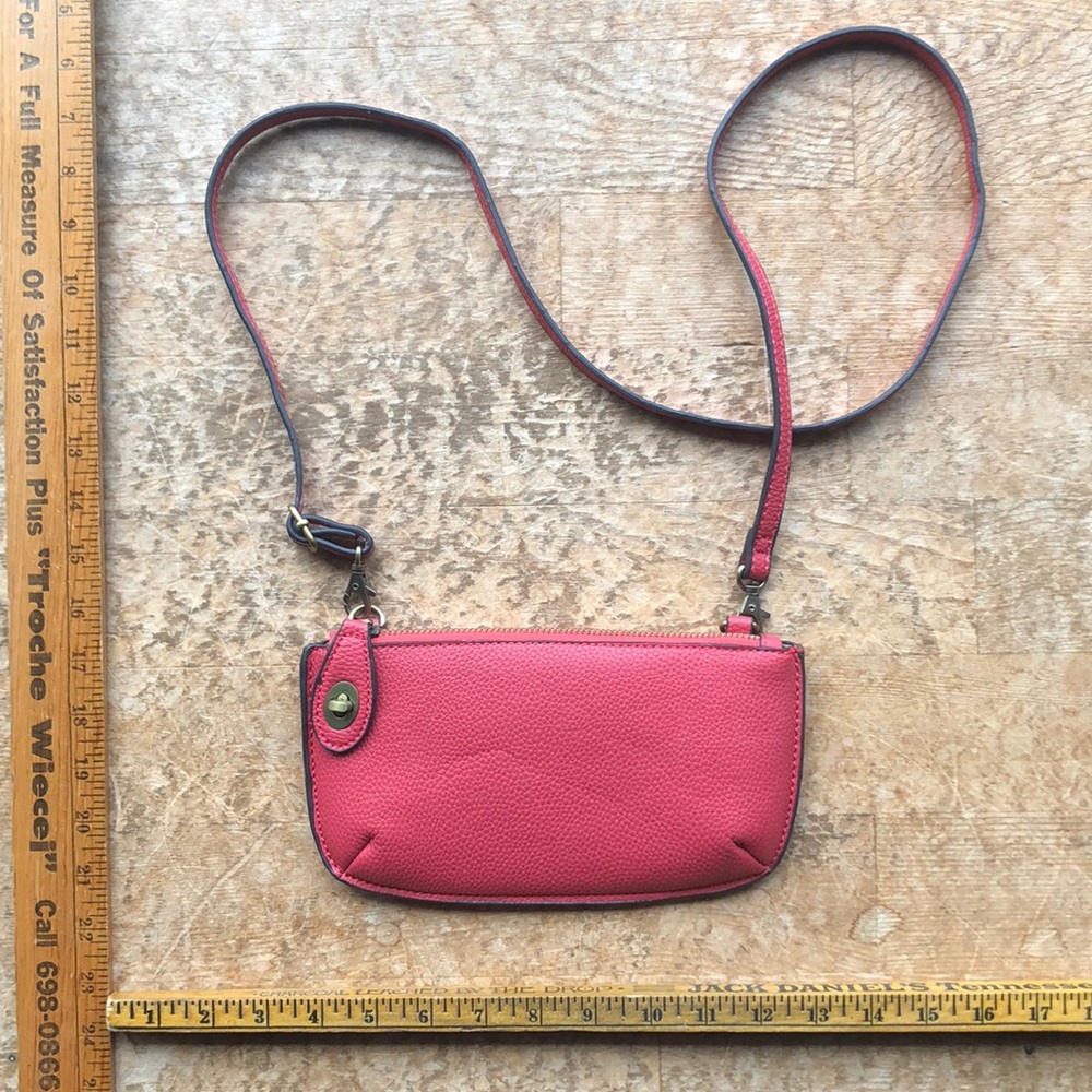 Vegan leather joy Susan clutch purse